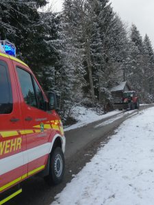 Innerhalb weniger Minuten trafen FFW Unterammergau und der zuständige Berufsjäger ein