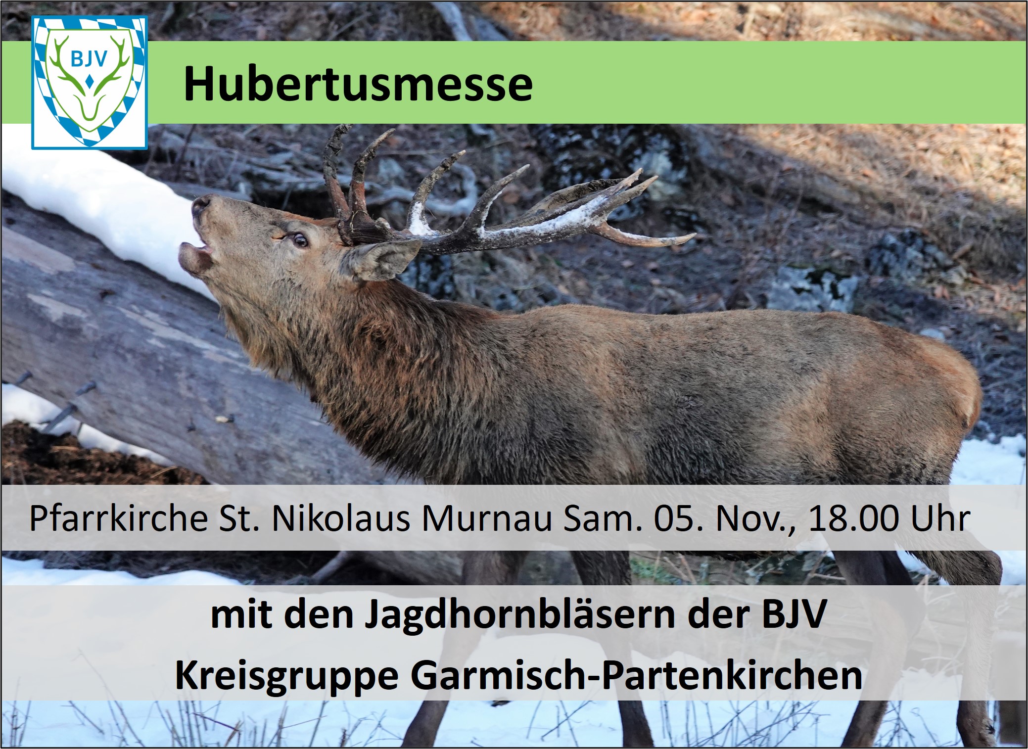 Hubertusmesse in Murnau | Jagd Gapa